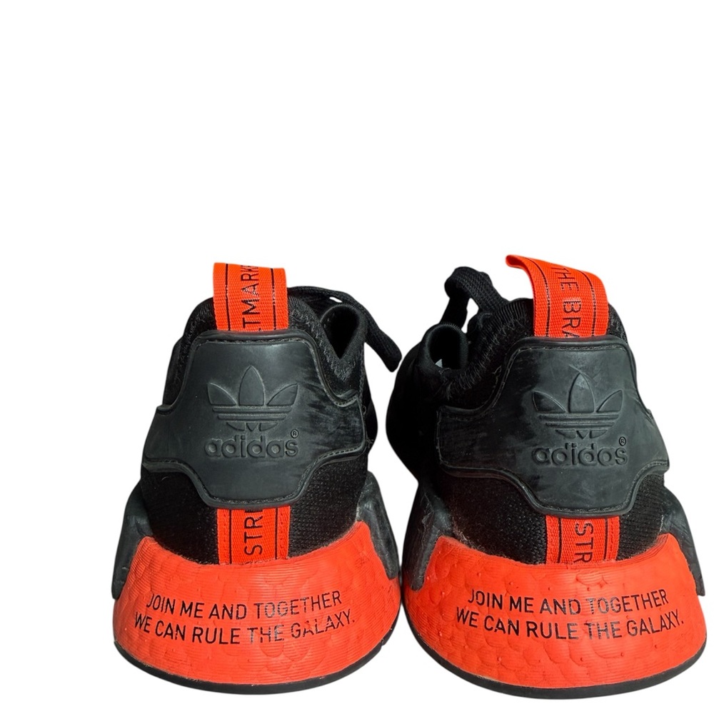 adidas NMD R1 Star Wars Darth Vader Men’s Sneakers in Black and Coral Size 8.5 - Picture 3 of 9